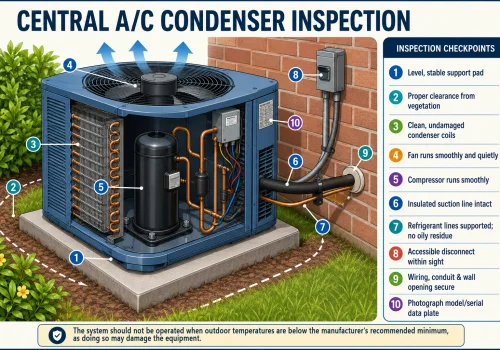 Outdoor AC Condenser Inspection: What Chicago Homeowners Should Know